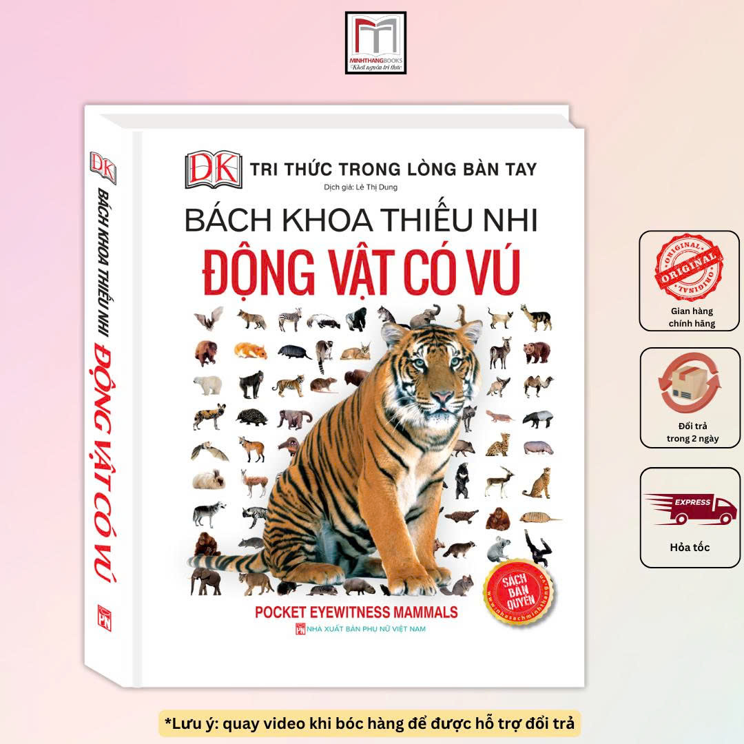 Sách - bách khoa thiếu nhi động vật có vú