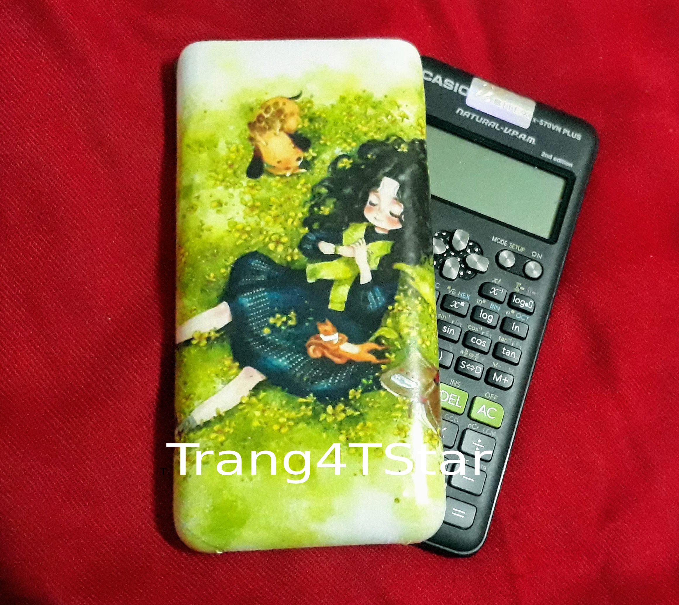 Miếng dán decal dán máy tính casio/vinacal in theo yêu cầu