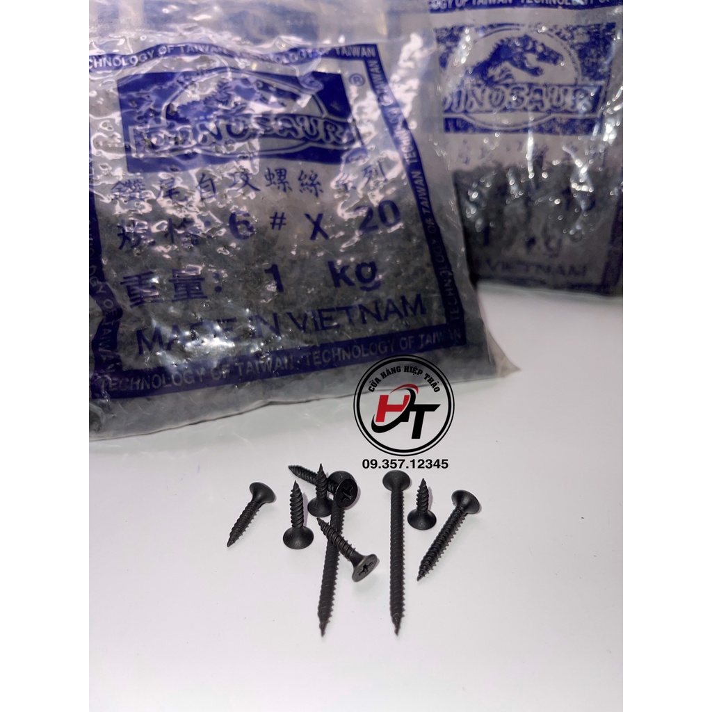 Vít đen bắn gỗ vít thạch cao gói 1 kg Dinosaur chính hãng VD-DNS-1KG
