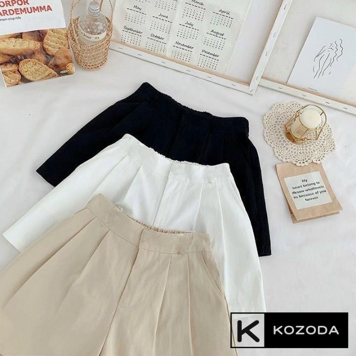 【hot sell】 Quần shorts nữ dáng váy siêu hot ần đùi đũi cạp chun sau siêu mát nhẹ nhàng thấm hút mồ hôi cực tốt 2