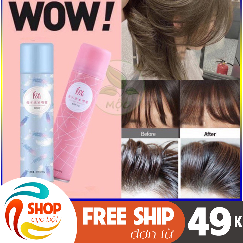 (Top 5 dầu gội khô) Dầu gội khô dạng xịt cho nữ mùi thơm dành cho học sinh giá rẻ only girlz DSDGK52 Issy nội địa Trung - Dầu gội khô dạng xịt không bết dính tóc, giúp tóc bồng bềnh