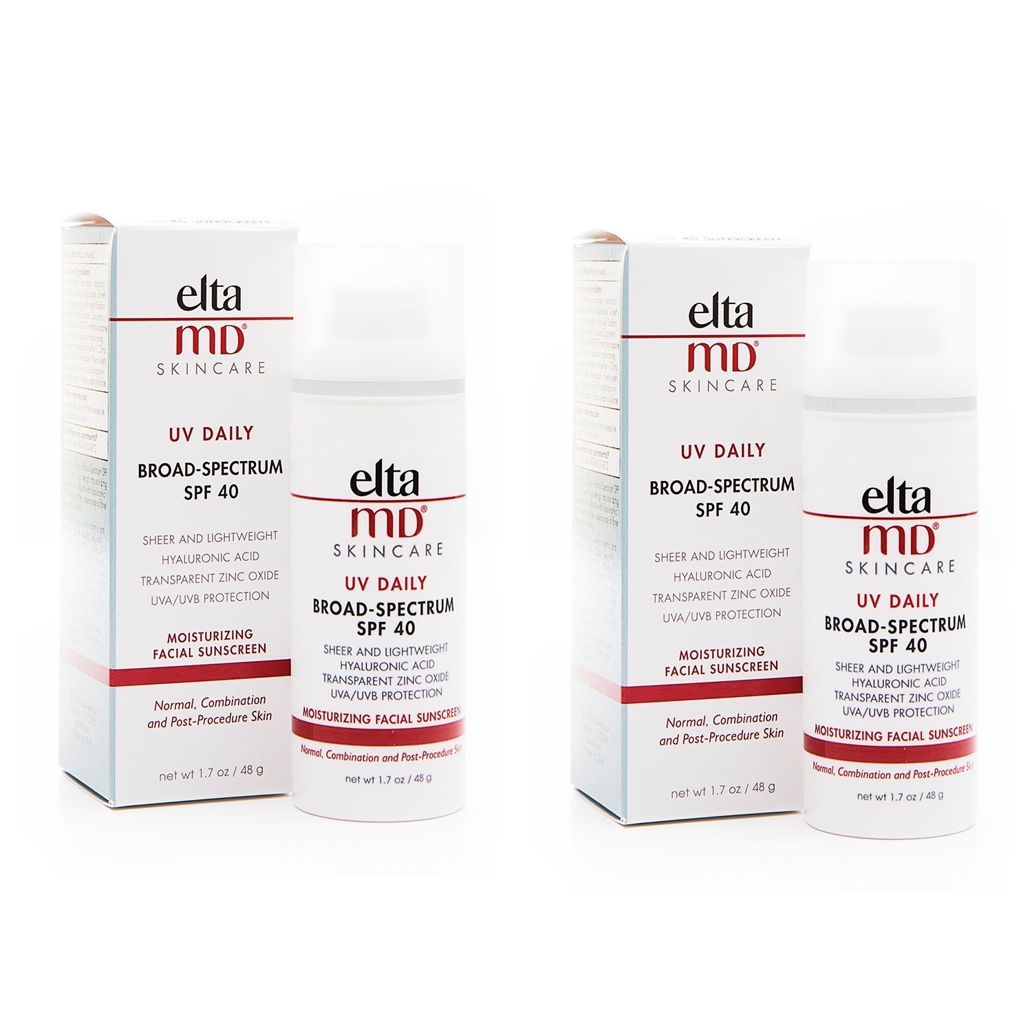 Kem chống nắng vật lý elta md uv daily broad-spectrum spf 40 48g