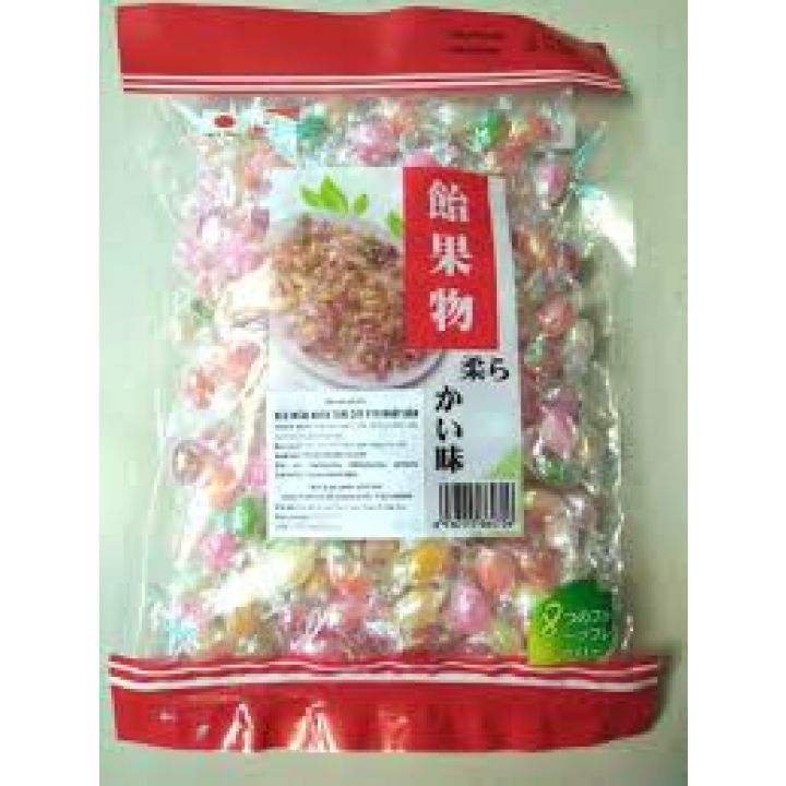 set 3 gói Kẹo mềm kim cương trái cây 8 vị Nhật Bản 300g