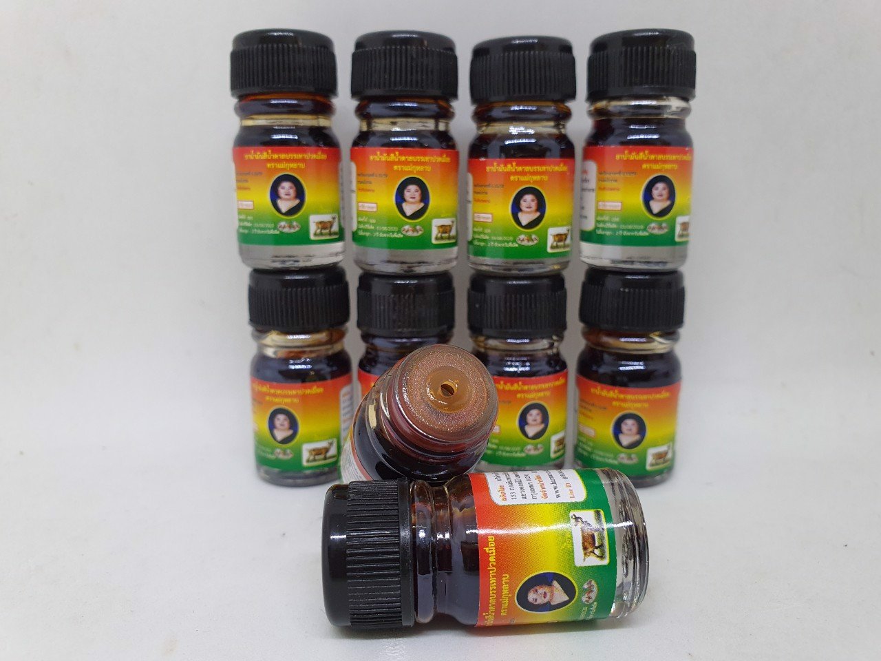 [HCM]12 chai dầu gió mae kulap brown oil đau nhức mỏi thái lan chính hãng 3cc
