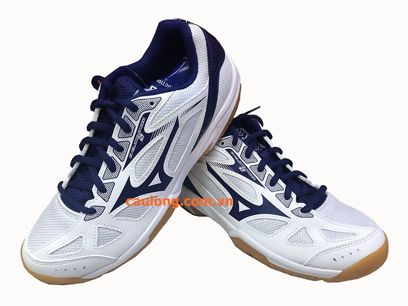 Giày Cầu Lông Mizuno Cyclone Speed 2 Trắng Xanh
