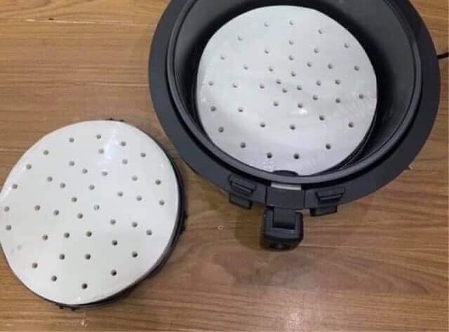 Set 400 Tờ Giấy Nến Tròn Đục Lỗ Size 20cm Hàng tốt Dùng Để Lót Nồi Chiên Không Dầu Chống Dính, Hút Dầu Thừa Hiệu Quả, Giấy Dai, Dày, Thân Thiện Với Môi Trường