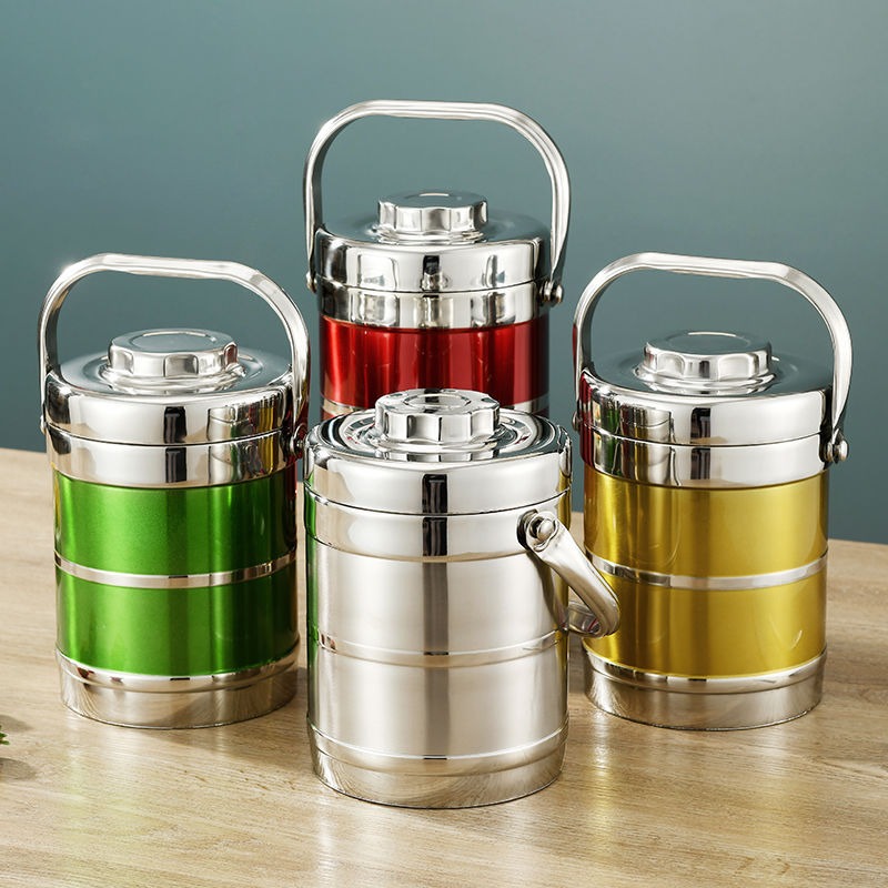 Cà Men giữ nhiệt 3 ngăn công nghệ Hàn Quốc - Camen 3 ngăn giữ nhiệt inox -Camen giu nhiet 3 ngan, Cap long, Hộp đựng cơm bằng Inox, Khay dung com van phong , Cà mên đựng cơm, Cặp lồng cơm văn phòng