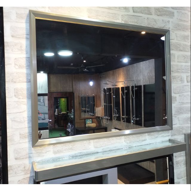 BỘ GƯƠNG KỆ KT 600x800mm ÁNH BẠC