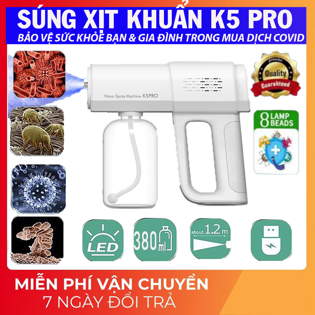 Máy phun khử khuẩn k5 pro,Xịt khử khuẩn nano cầm tay,Máy phun khử khuẩn tự động,Bình xịt khuẩn tự động,Xịt khử khuẩn covid,,Chai xịt khuẩn phun sương