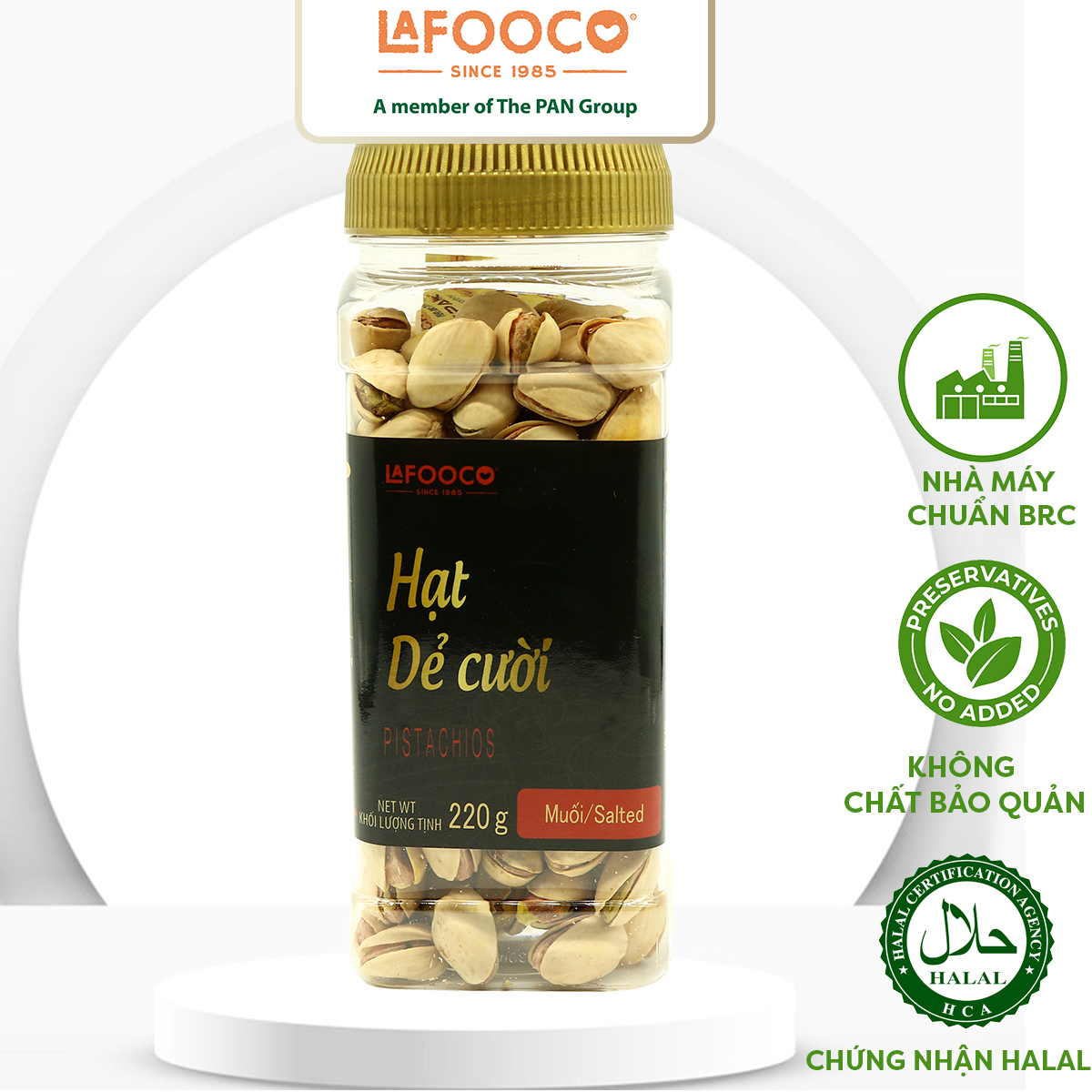Hạt dẻ cười sấy muối lafooco 220g