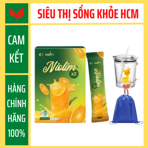 (COMBO 2 HỘP) Giảm cân Nio Slim Niolim x2 Phiên Bản Chiết Xuất Từ Thảo Mộc Thiên Nhiên Lành Tính, Kh