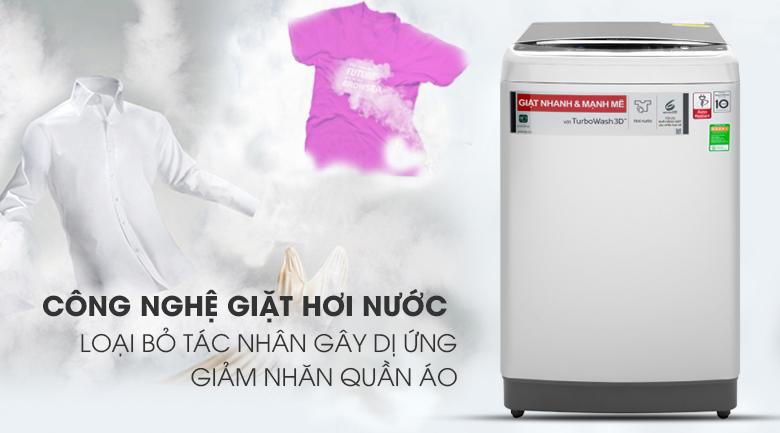 Giặt hơi nước diệt khuẩn, giảm nhăn, bảo vệ sức khỏe - Máy giặt LG Inverter 11 kg TH2111SSAL