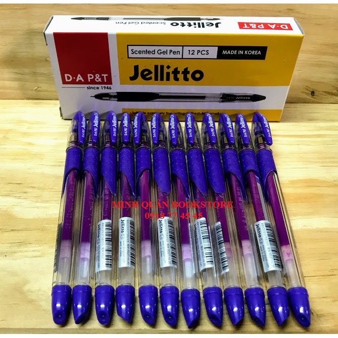Bút gel jellitto 0.4mm 12 cây/hộp