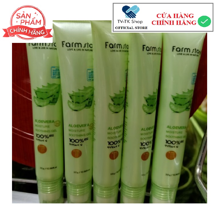 [Bộ 5 Cây] Lăn Mắt Nha Đam Farm Stay Giảm Thâm Quầng Bọng Mắt Xóa Thâm - Mẫu mới