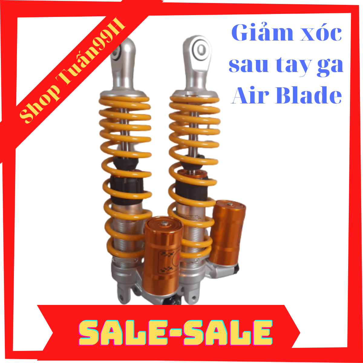 Phuộc sau Asiro bình dầu dành cho xe tay ga Air Blade