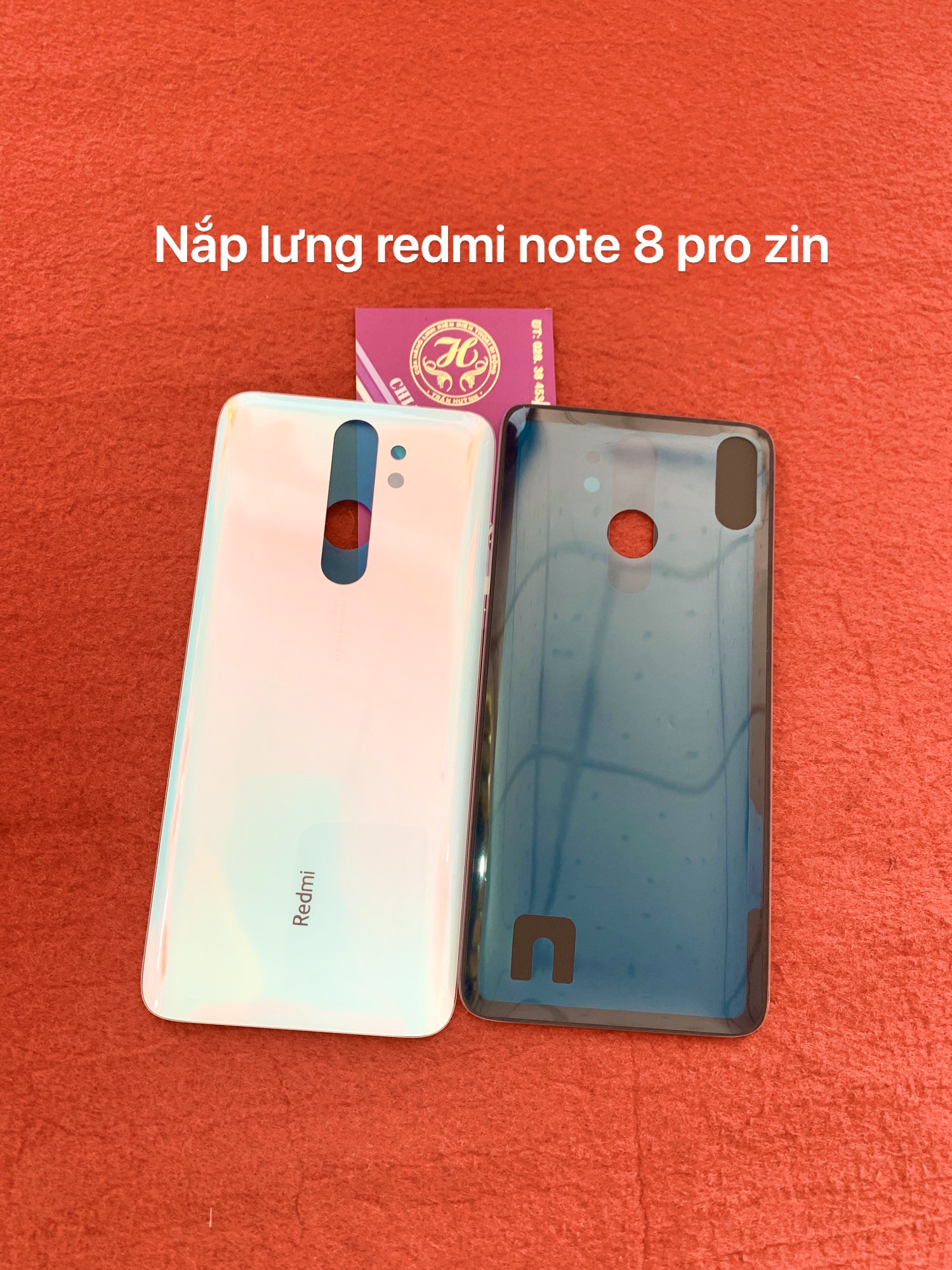 Nắp lưng sau xiaomi redmi note 8 pro - vỏ sau xiaomi redmi note 8 pro zin