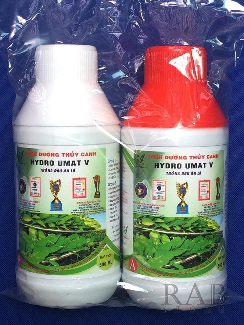Dung dịch thủy canh Hydro Umat V, dung dịch thủy canh dành cho rau ăn lá - rab.store