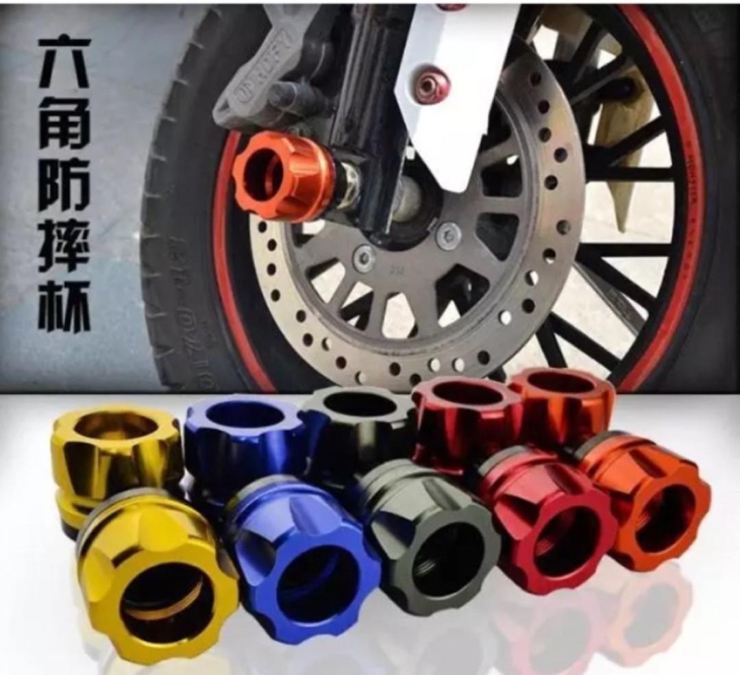 GÙ CHỐNG ĐỔ XE MÁY TRƯỚC CNC CỰC ĐẸP , 1 CẶP GÙ CHỐNG ĐỔ XE MÁY LOẠI TỐT , GÙ CHỐNG ĐỔ BẢO VỆ XE MÁY , ĐỒ CHƠI XE MÁY , PHỤ KIỆN TRANG TRÍ XE MÁY