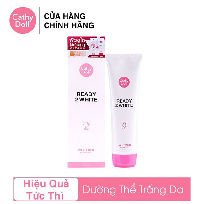 Dưỡng Thể Trắng Cathy Doll Ready 2 White Whitener Body Lotion 150ml