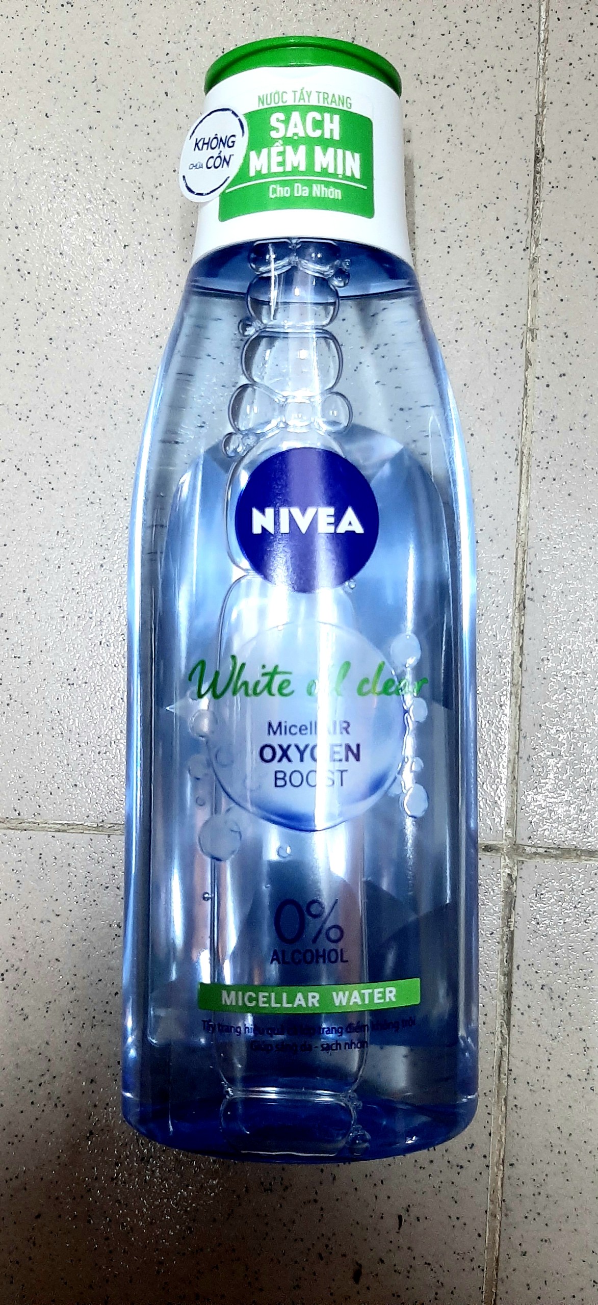 Nước Tẩy Trang Nivea Sáng Da & Kiểm Soát Nhờn Mụn 200ml White Oil Clear Micellair Oxygen Boost Micellar Water