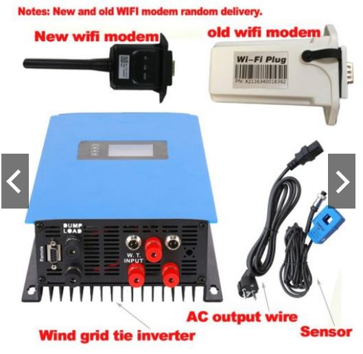 Bộ hòa lưới bám tải có lưu trữ sun 1000w 45-90v - wifi plug 1000gtil2-lcdi