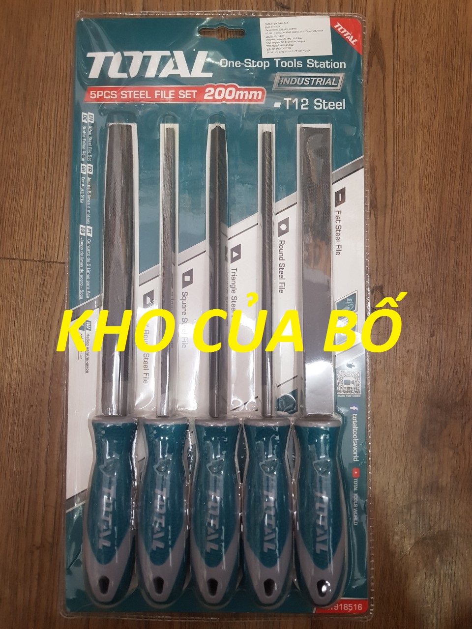 Bộ giũa sắt total tht918516