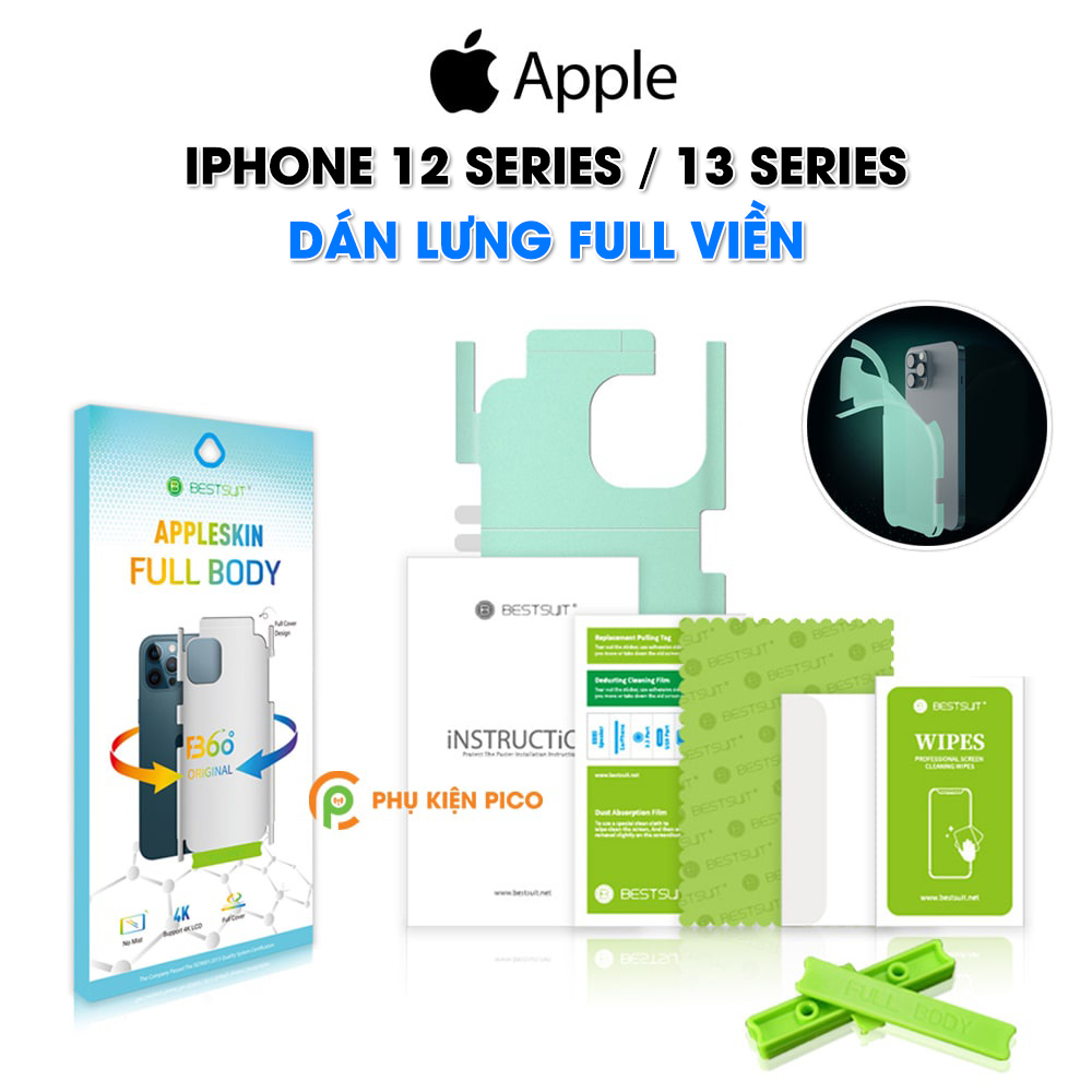 Dán lưng Iphone 12 / Iphone 13 Pro Max / 13 Mini PPF cao cấp dẻo trong suốt full viền - Dán dẻo Iphone 12 Mini / Iphone 13