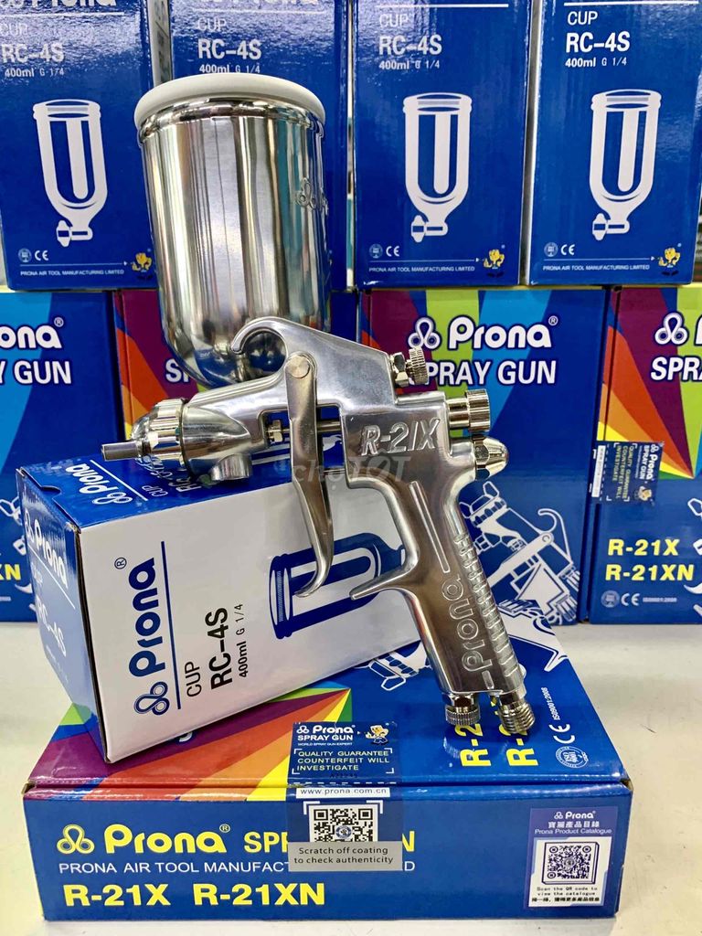 Súng phun sơn prona r21x, hàng đài loan chính hãng 100%