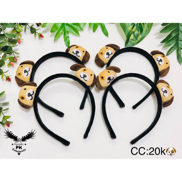 Băng đô cài tóc chú chó cute