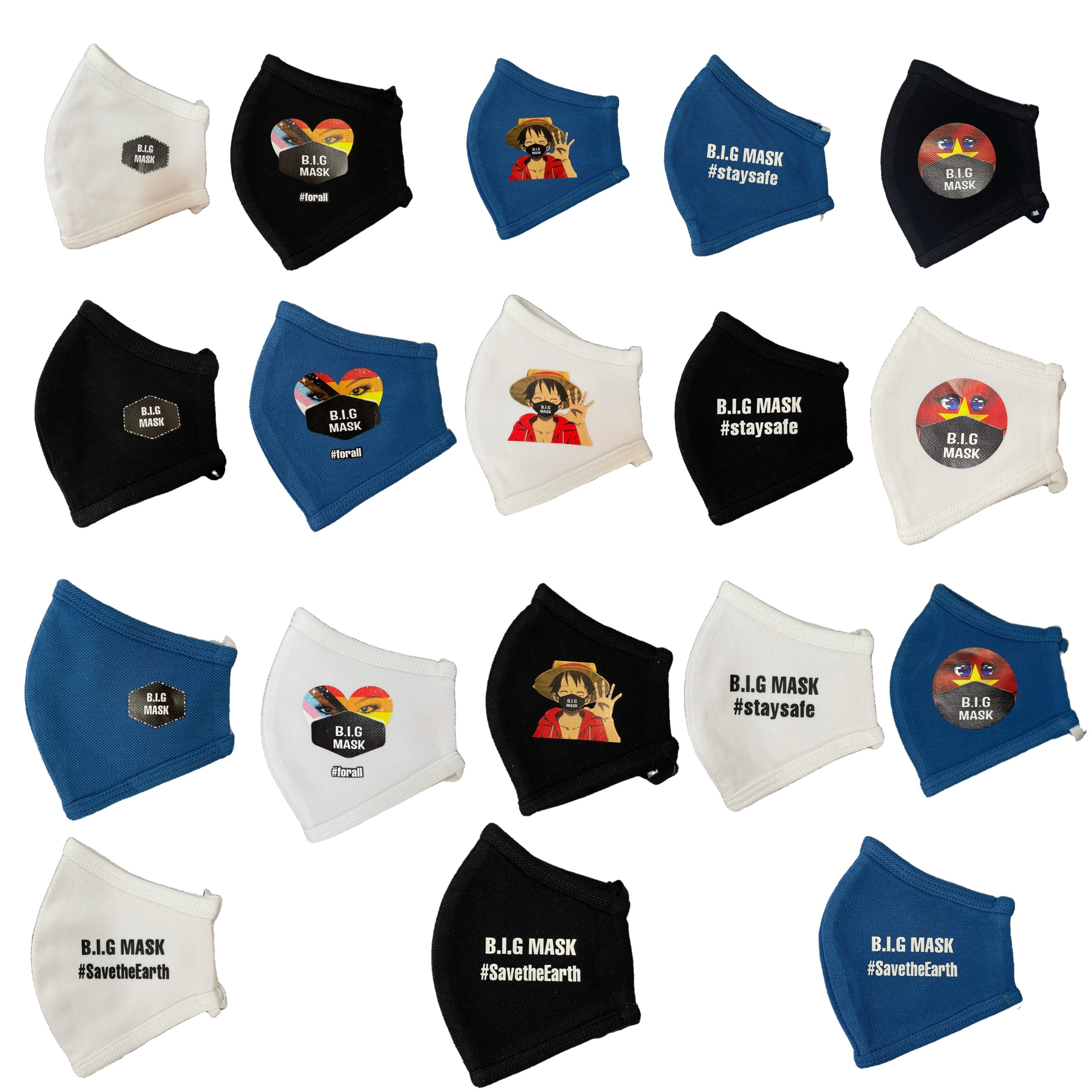 Khẩu trang vải kháng khuẩn thời trang cao cấp b.i.g mask