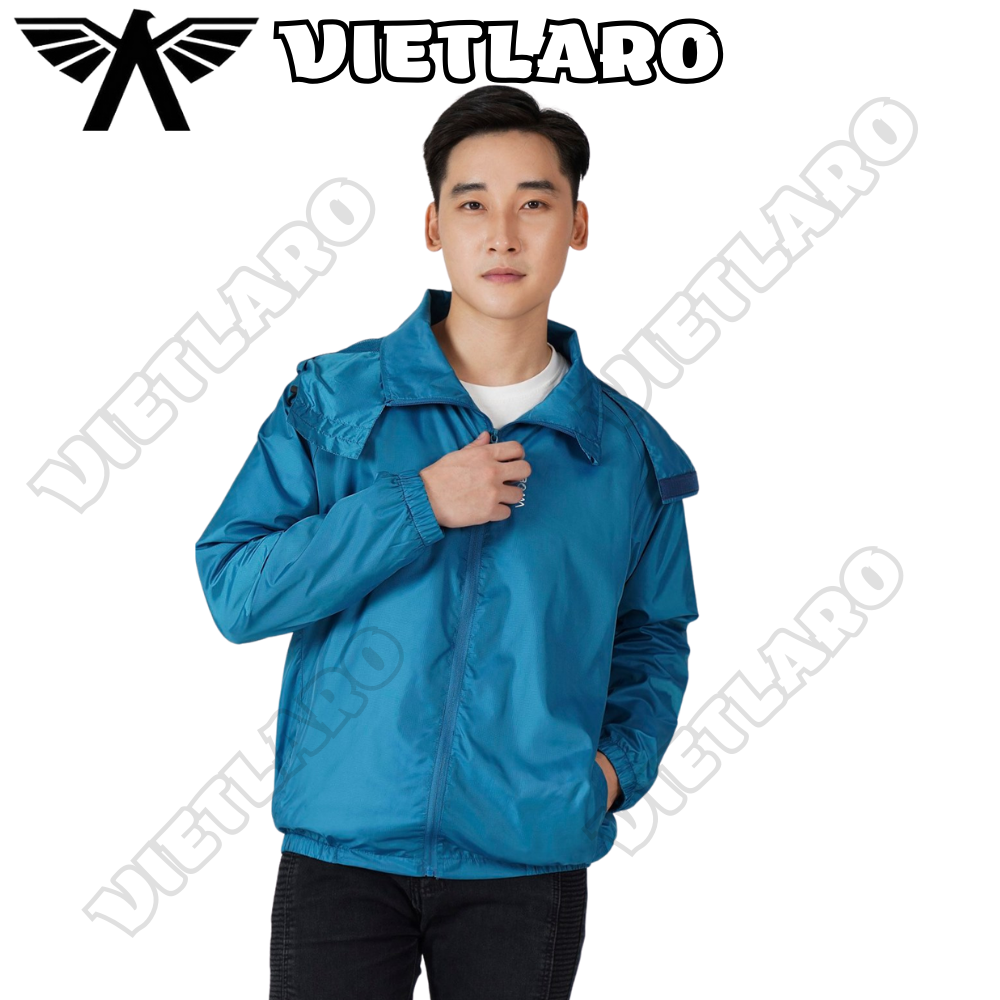 Áo gió nam Laroma,VietLaro, nhẹ nhàng, chắn gió, chống thấm nước, giữ ấm, chống nắng, mặc được quanh nămTag529K