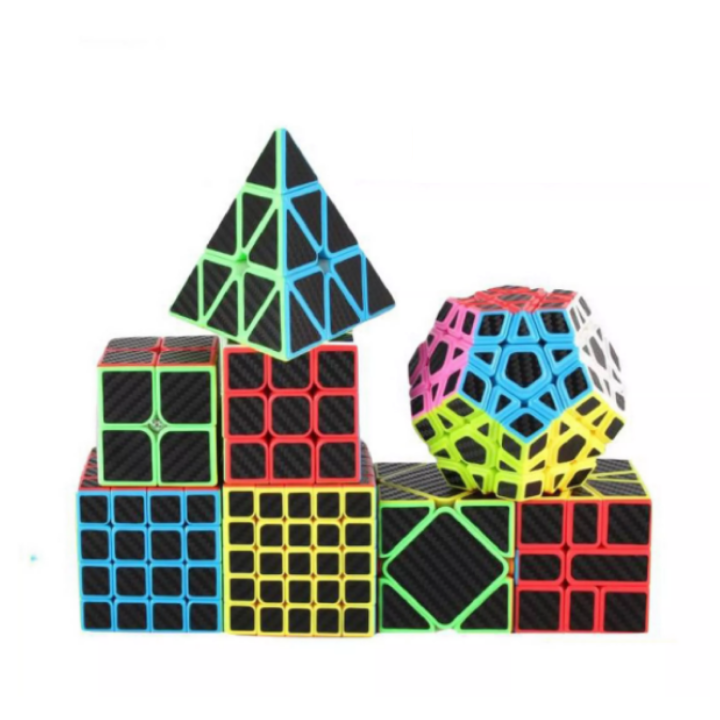 Rubik biến thể, Rubik Carbon MoYu MeiLong  Pyraminx Megaminx Skewb Square-1 SQ1 Tam Giác 12 Mặt Rubik rèn luyện tư duy