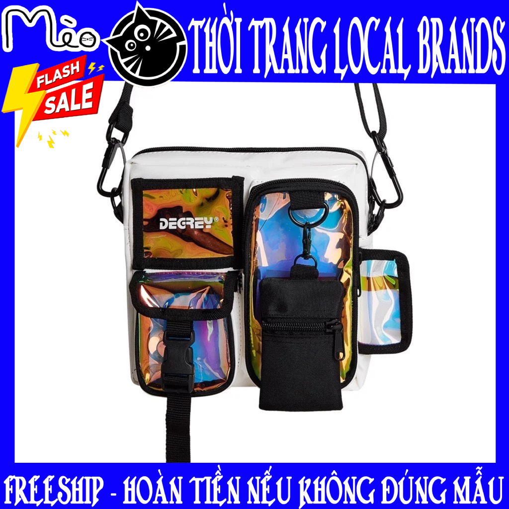 Túi đeo chéo unisex DEGREY Mini Shoulders Bag full tag hãng + giấy thơm siêu hot || Mèo Fashion