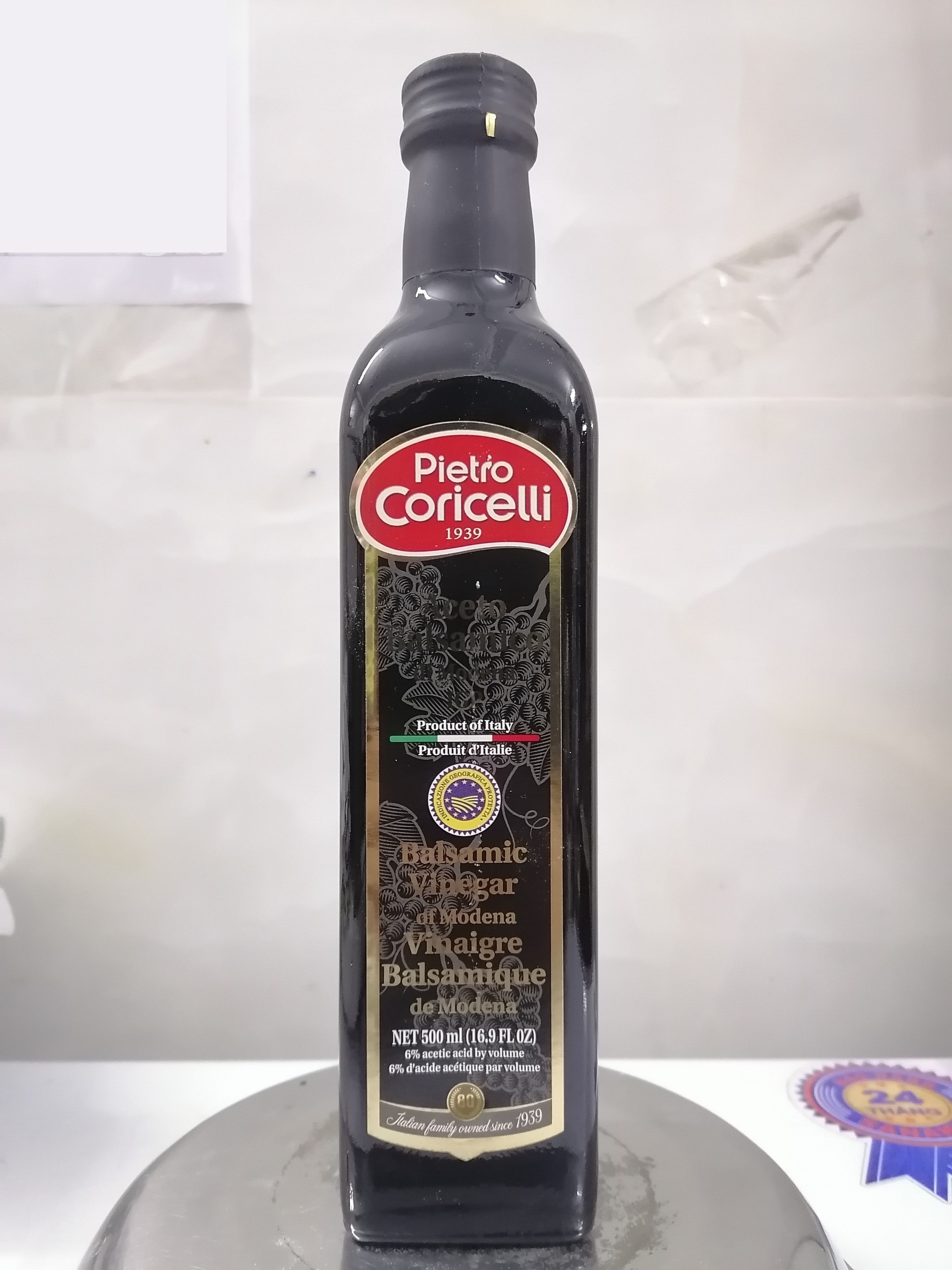 [Chai 500ml] GIẤM NHO [Italia] PIETRO CORICELLI Balsamic Vinegar (nhn-hk)