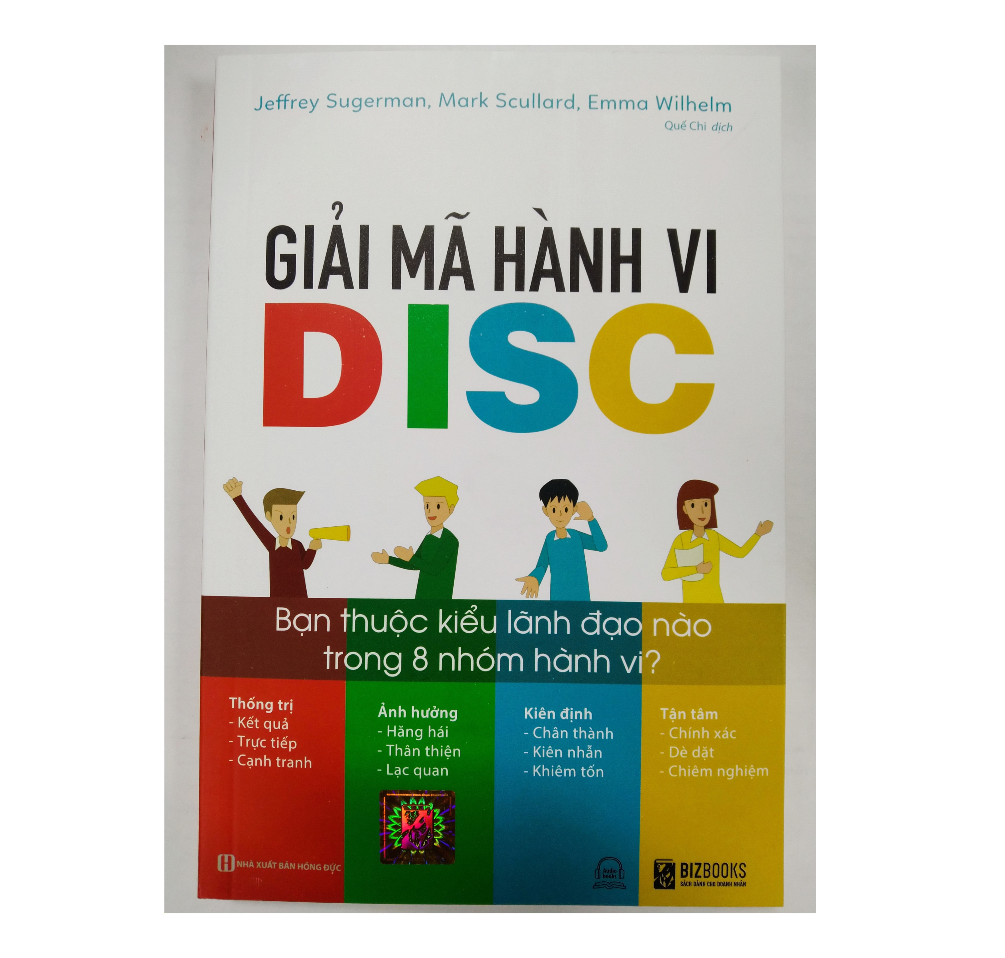Sách - Giải Mã Hành Vi DISC: Bạn Thuộc Kiểu Lãnh Đạo Nào Trong 8 Nhóm Hành Vi?tv