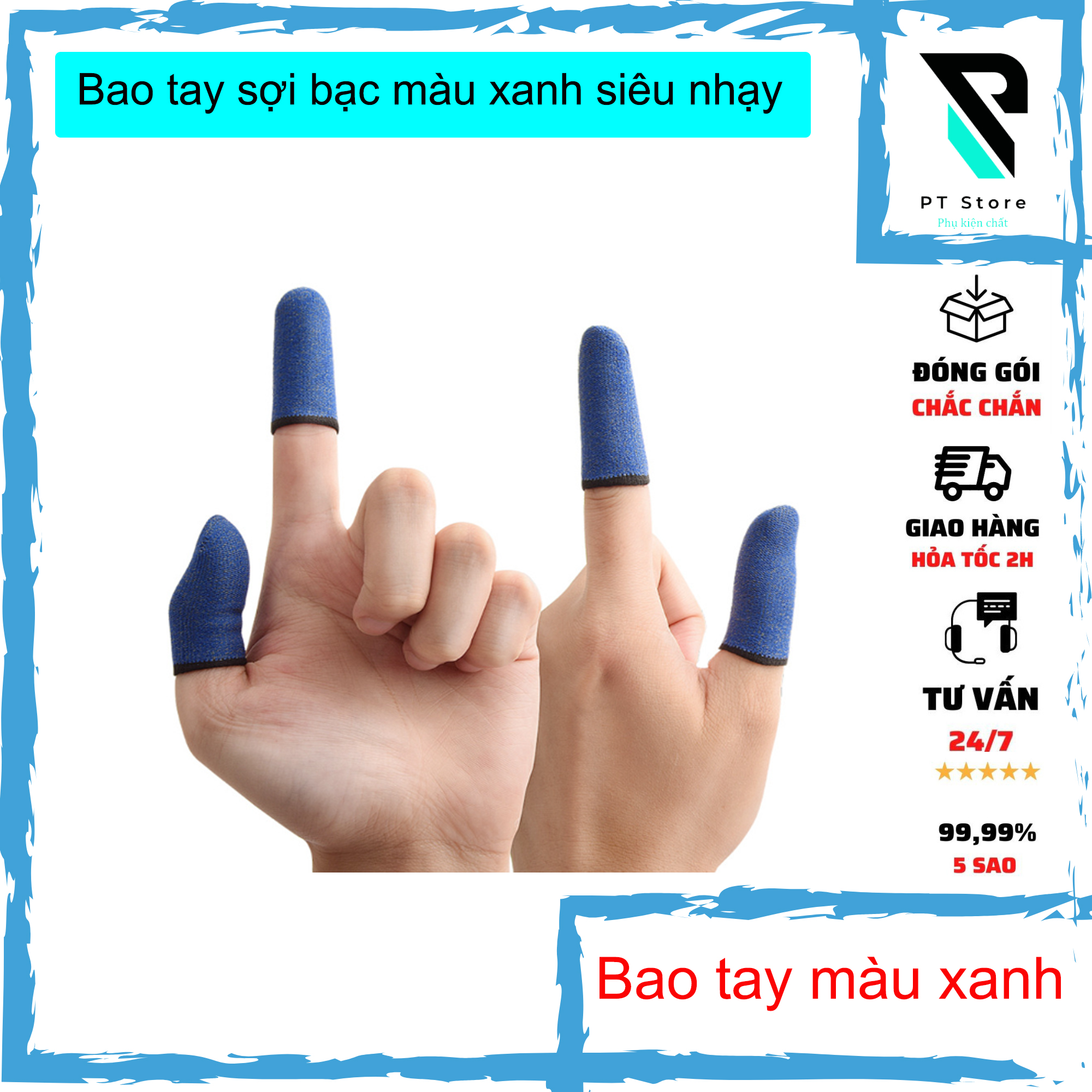 Bao tay chơi game, bao ngón tay chống trơn mồ hôi tay cho game mobile ( chọn phân loại 1 cái hoặc 1 cặp )