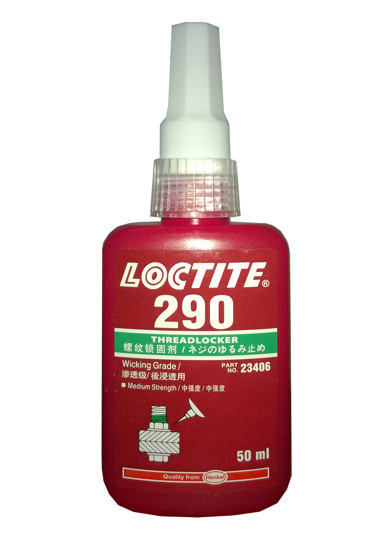 Chai keo khóa ren Loctite 290 50ml - Giải pháp tối ưu cho lắp ráp kim loại