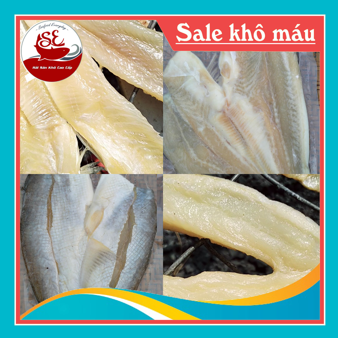 Khô Cá Dứa 3 Nắng ( GF18 ) khô cá dứa được phơi từ 3 đến 4 nắng khô cá lạt vừa ăn làm từ cá dứa tươi 100% đảm bảo thịt cá thơm ngon khi chế biến