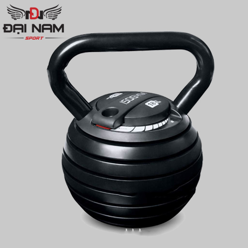 Tạ Bình Vôi,Tạ Quai Xách 18kg Điều Chỉnh Từng Miếng Bằng Gang Đúc Cao Cấp Kiểu Dáng Mới Nhất