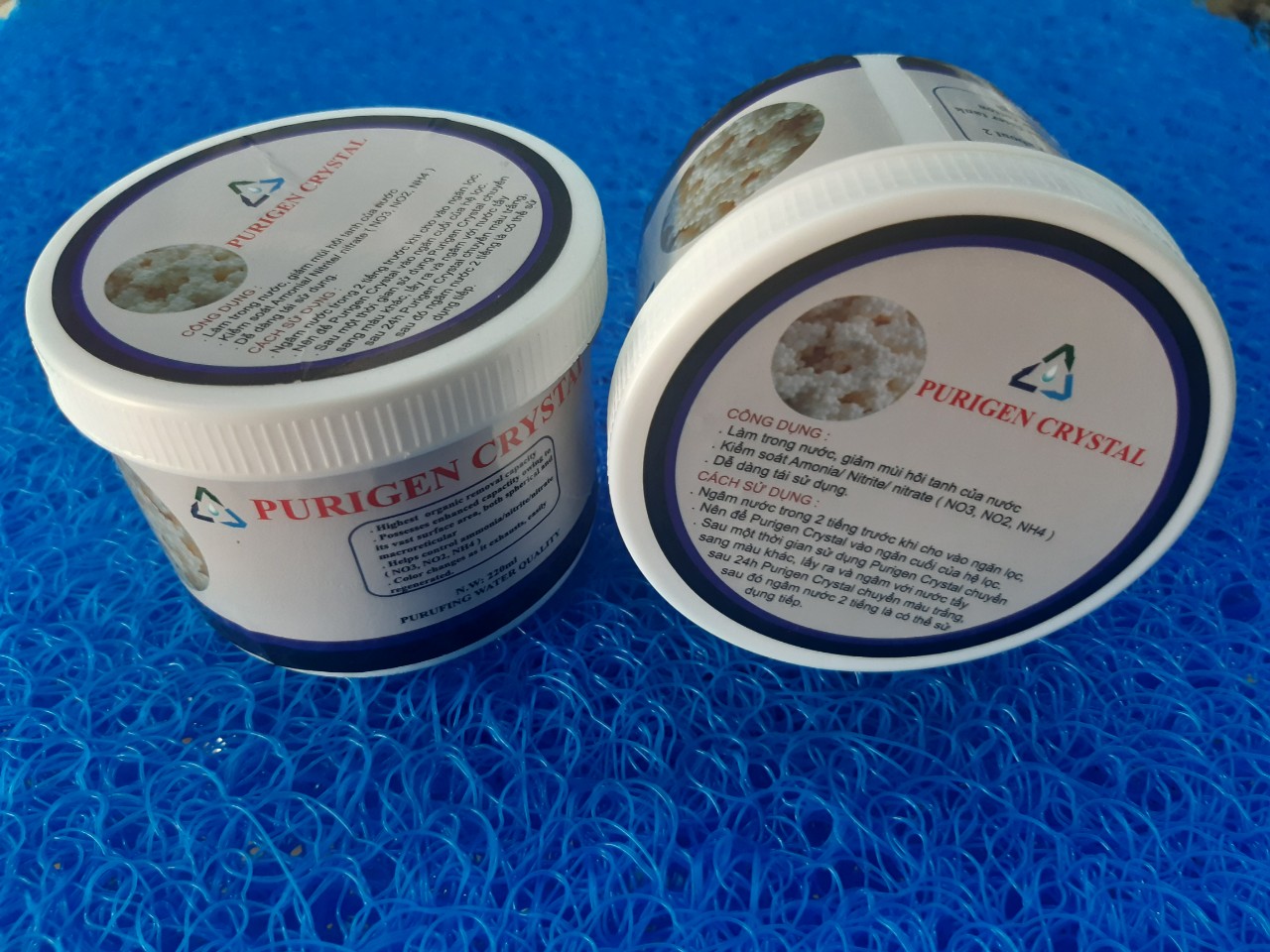Hạt lọc nước hồ cá purigen crystal 220ml