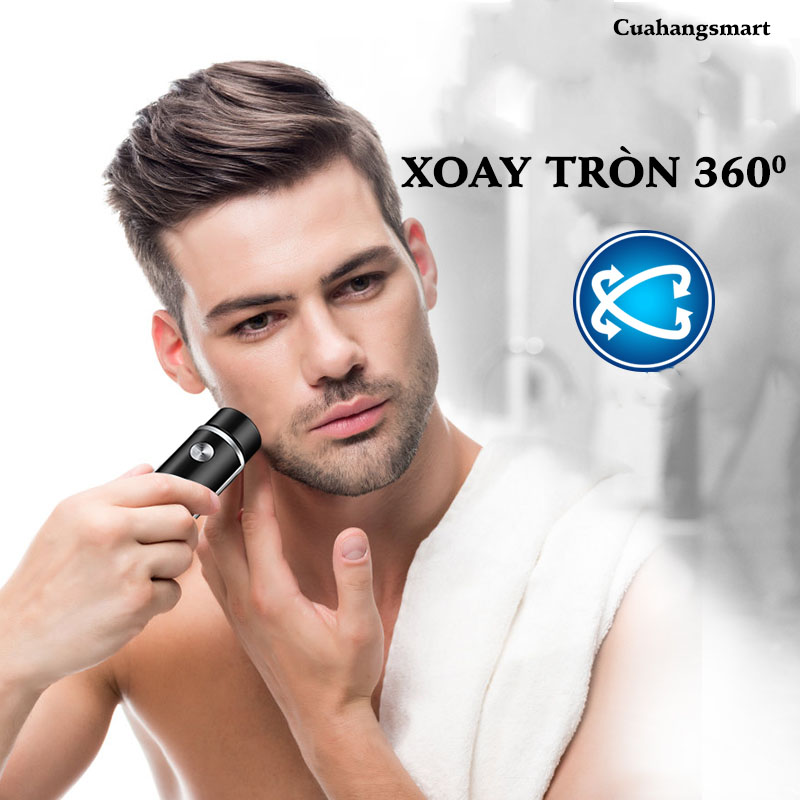 Máy cạo râu Mini Cát Á Lưỡi cạo 3D không dây sạc USB siêu tiện Máy cạo râu Mini Cát Á Lưỡi cạo 3D không dây sạc USB siêu tiện
