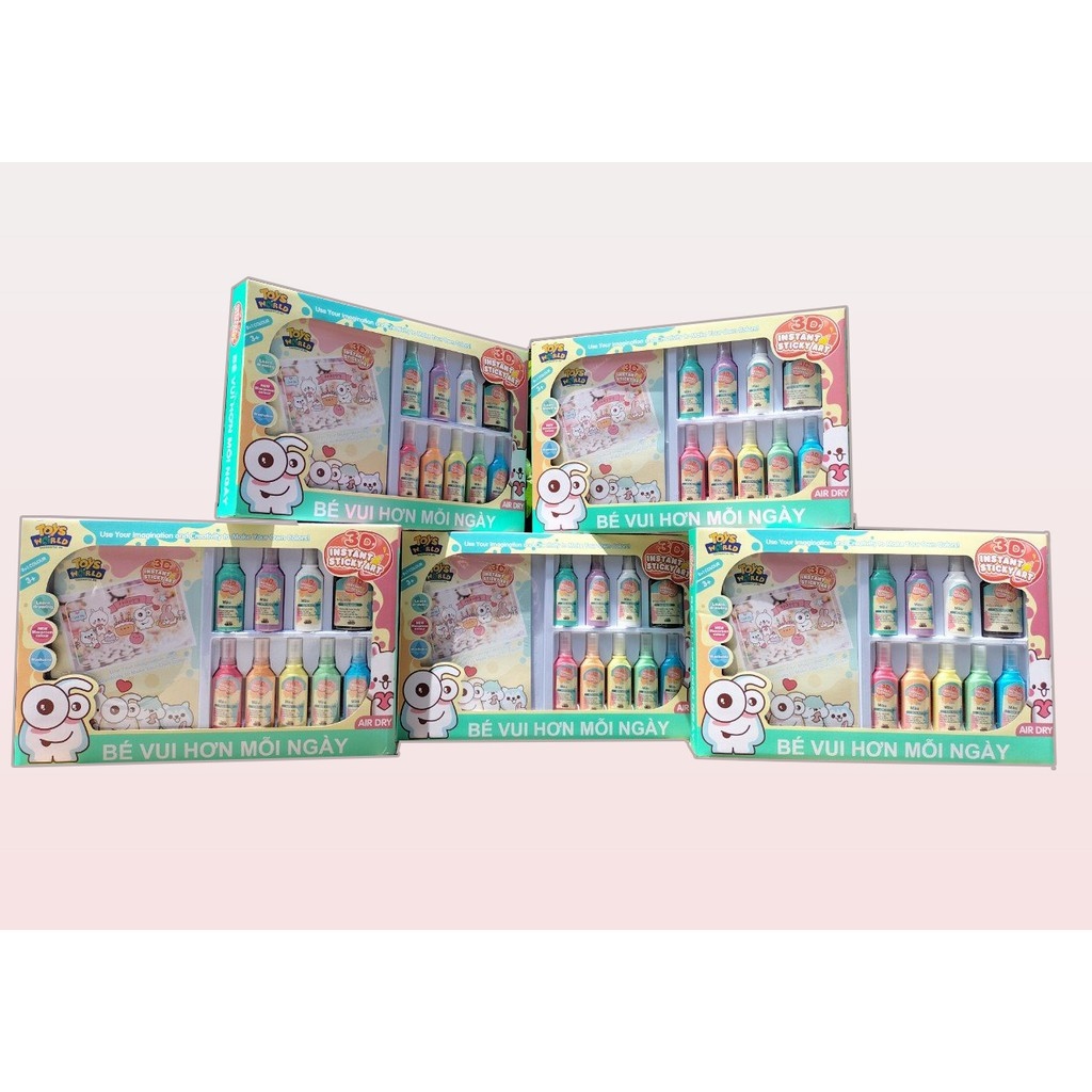 Bộ tranh vẽ 3d phép thuật - tạo thành hình dán