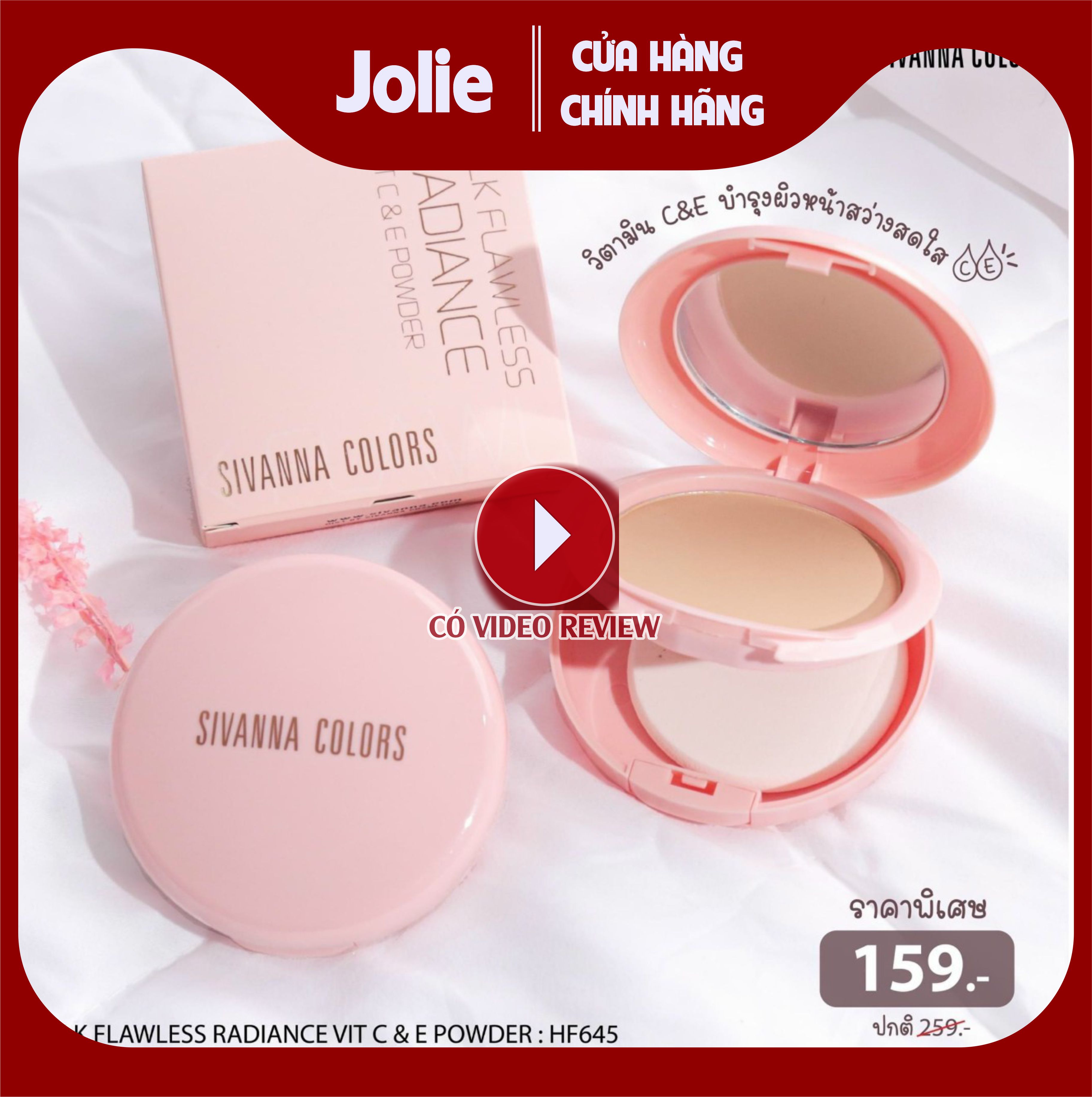 Phấn Phủ Sivanna Colors Silk Flawless Radiance HF645