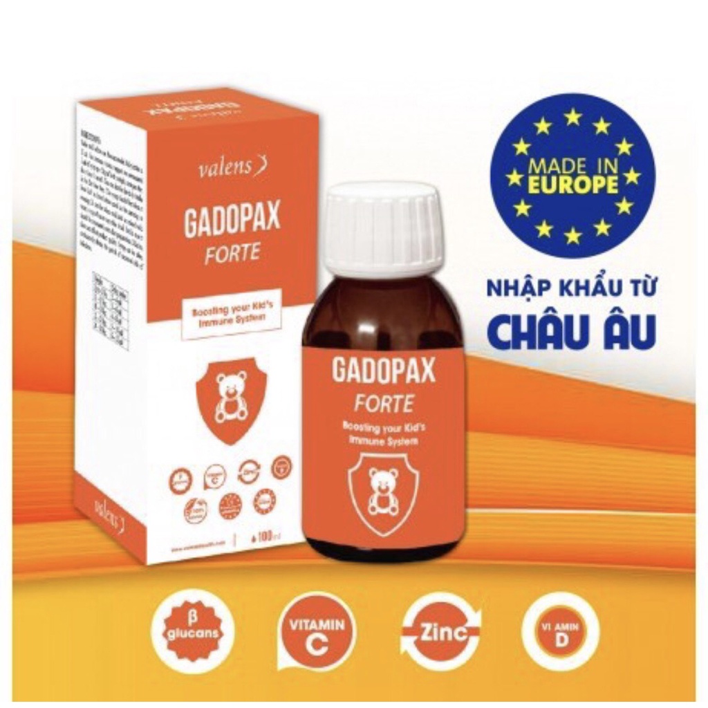 Gadopax Forte - Hỗ trợ tăng cường sức đề kháng của cơ thể(chai 100mL)