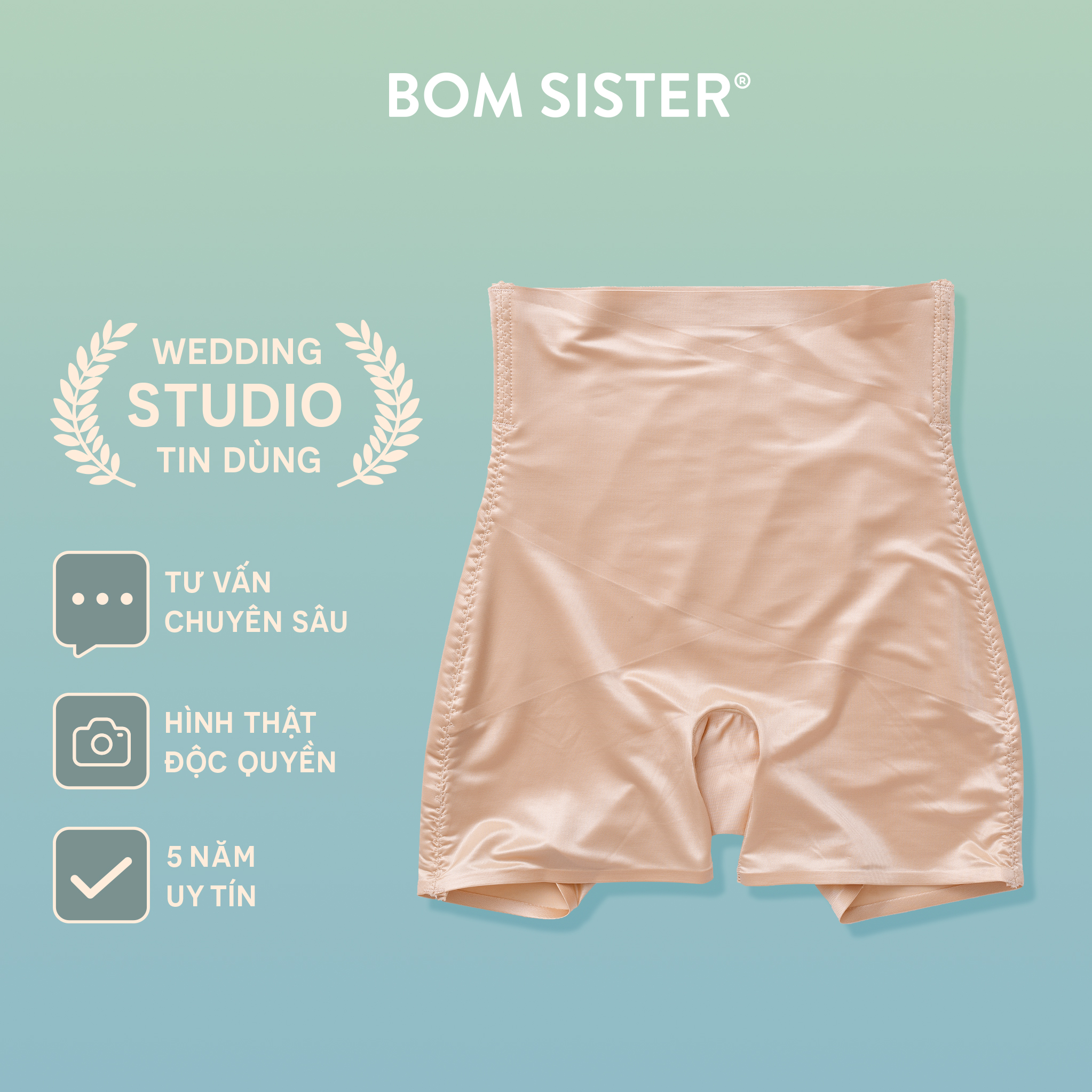Quần gen đùi định hình lưng cao giảm eo nâng mông bom sister qg8051