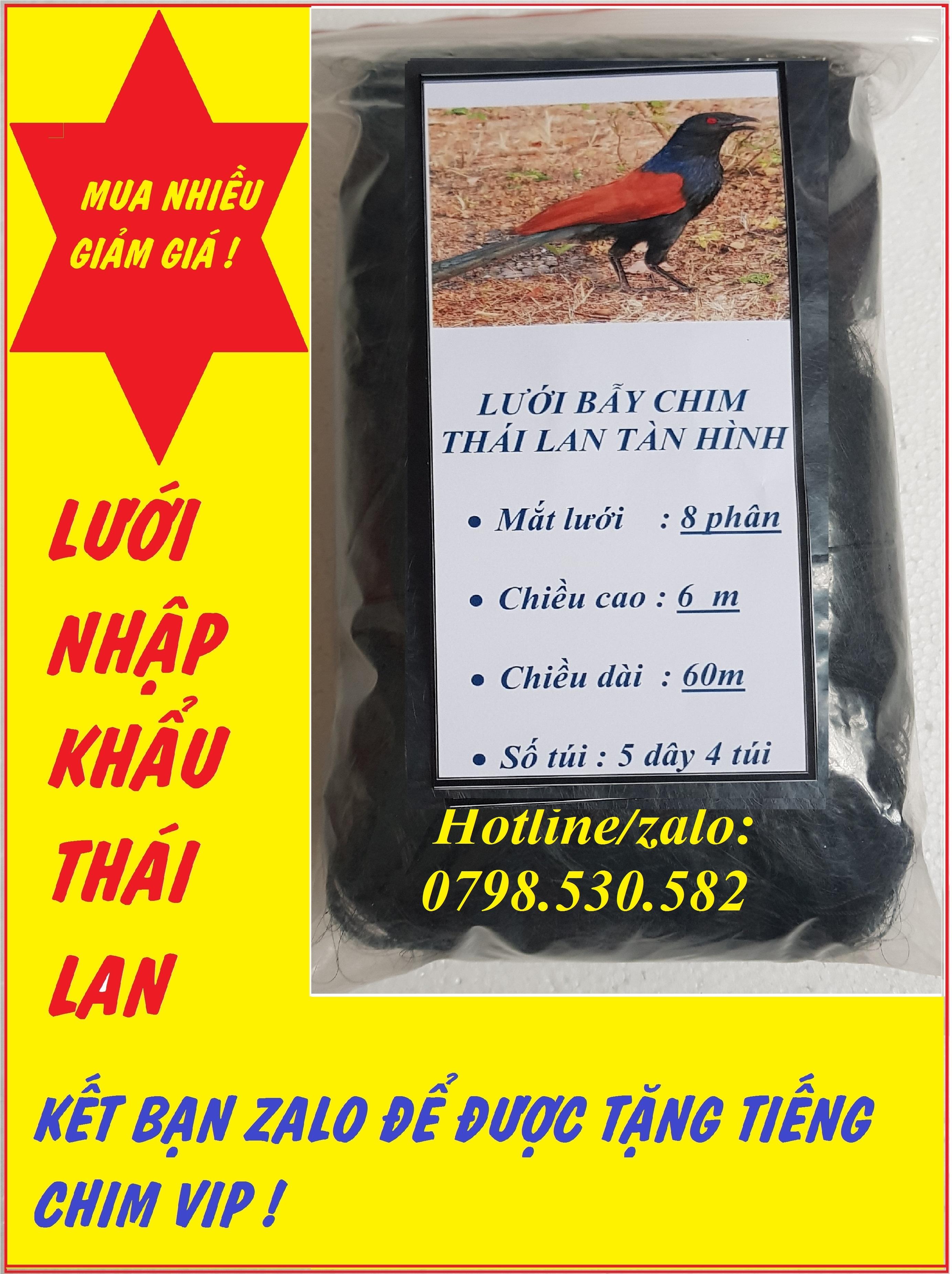 lưới tàn hình 8 phân 60m Bẫy cu cò.két .rẽ.giun .sợi lưới 0.15mm mắt lưới 8 phân chiều cao 6m số túi 5 dây 4 túi