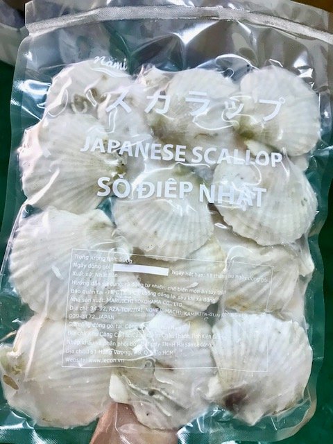 Chỉ Giao Tại Đà Nẵng - Sò Điệp Nửa Mảnh Aomori Nhật Bản – Size 30-36 con/kg