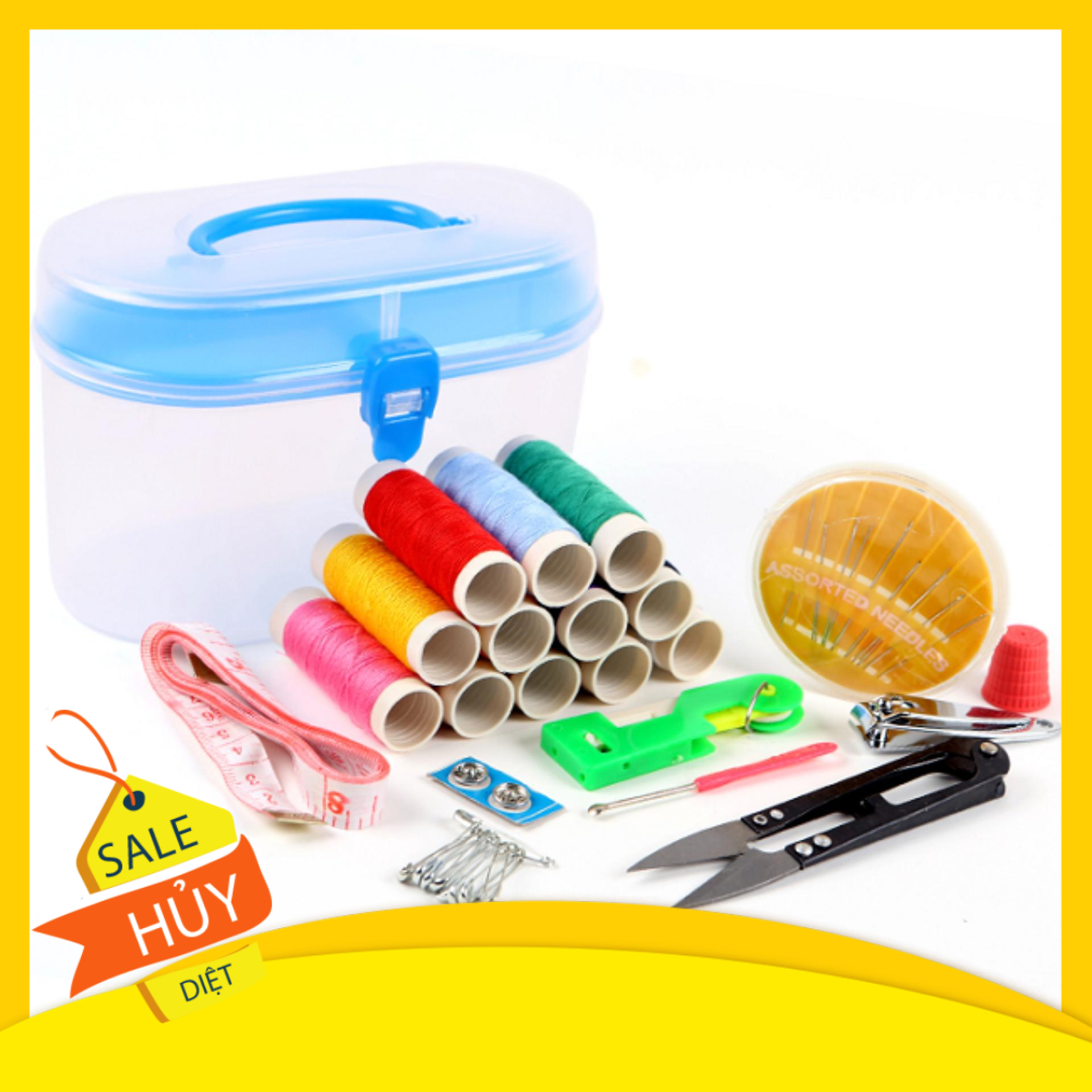 Combo 2 hộp đựng kim chỉ 55 món tiện lợi