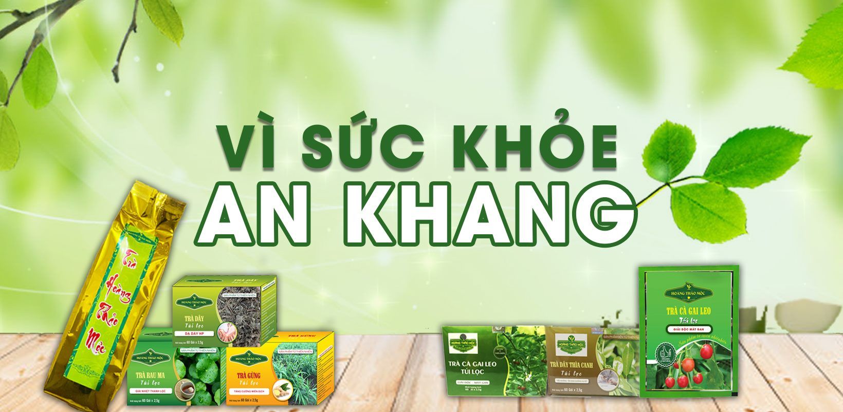 TràThảo Mộc 500gr Túi Thiếc vàng