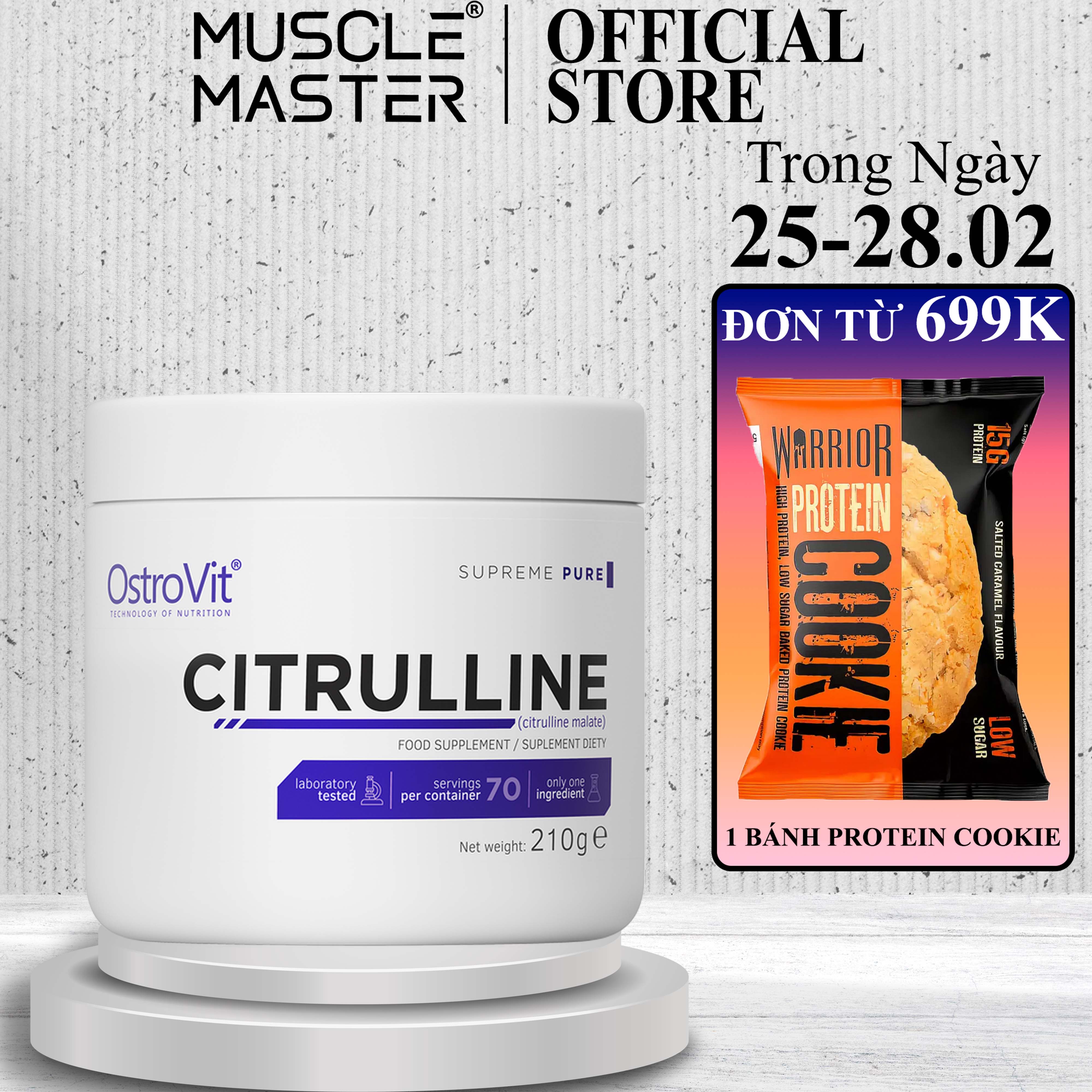 Thực Phẩm Bổ Sung Ostrovit Citrulline Malate 210g